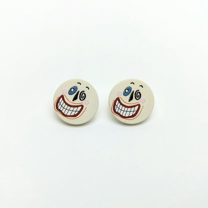 Clown Grin Stud Earrings