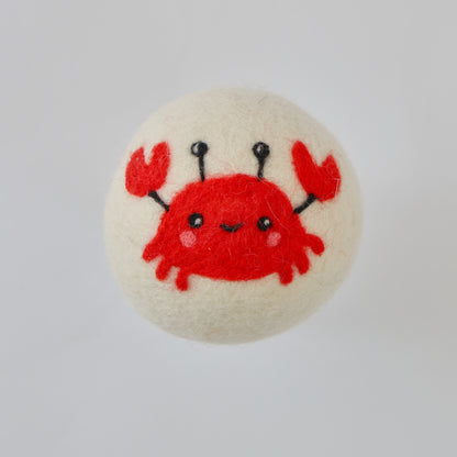 Crab Wool Laundry Dryer Balls – Set of 3