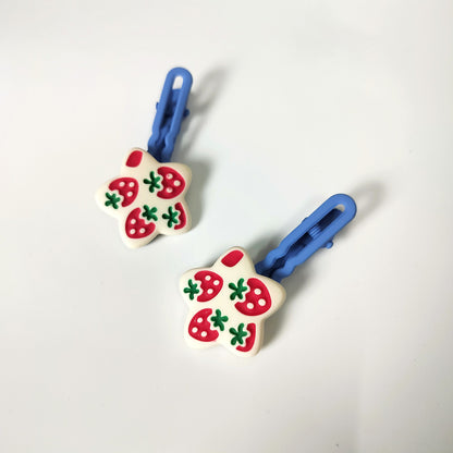 Floral Hair Claw Clip Set of 2