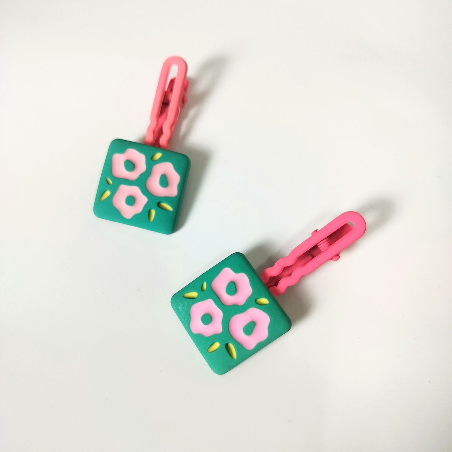 Floral Hair Claw Clip Set of 2