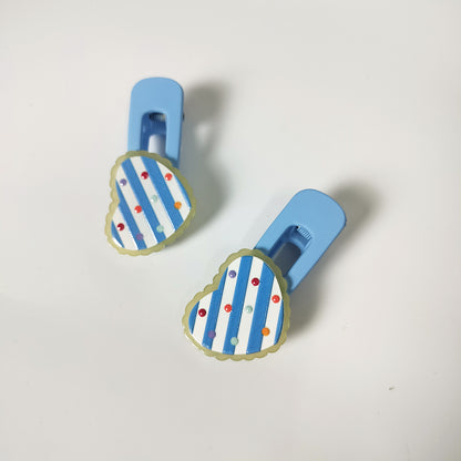 Cute Candied Rainbow Hair Clip Set of 2