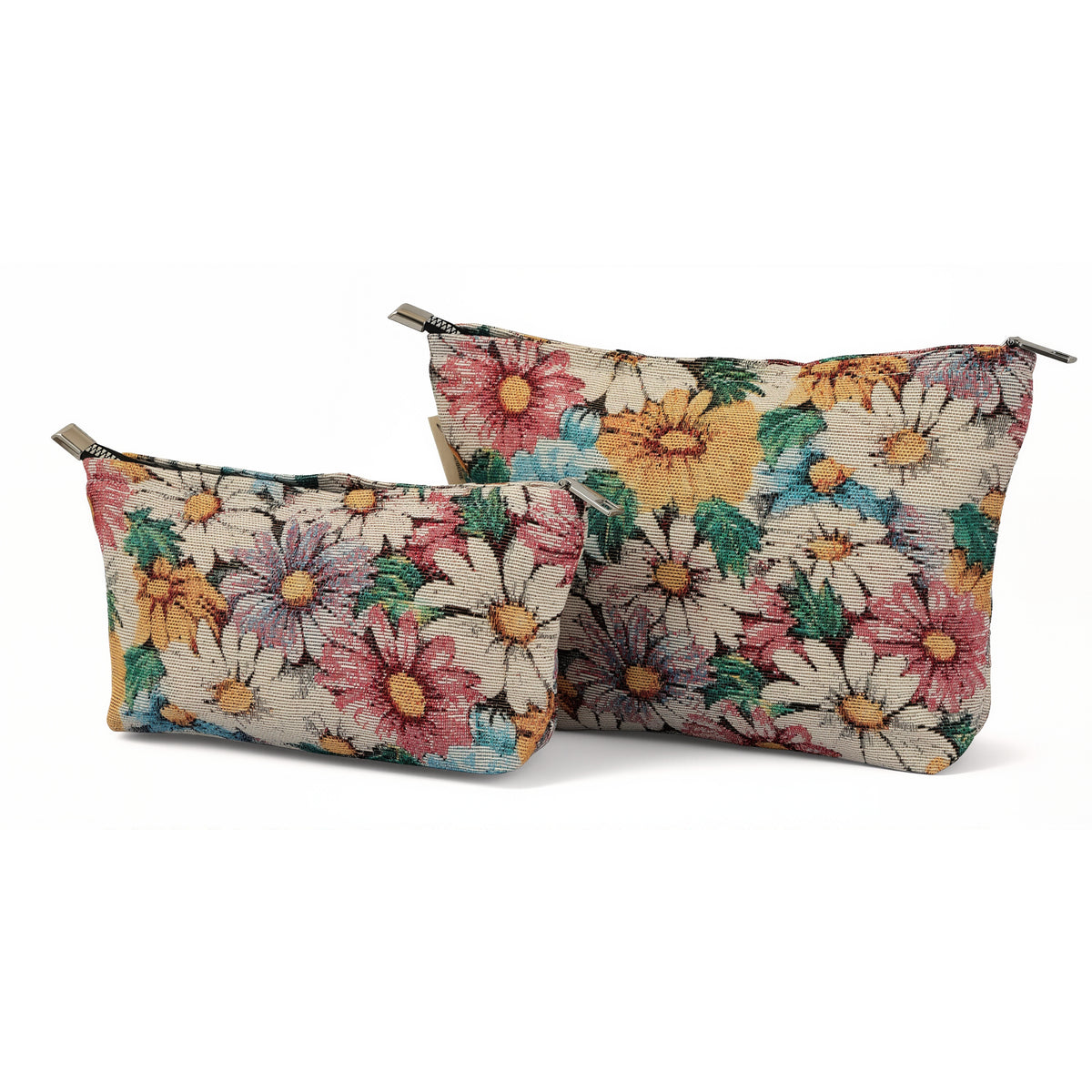 Daisy Garden Toiletry / Makeup Bag - Travel-Friendly Cosmetic Bag