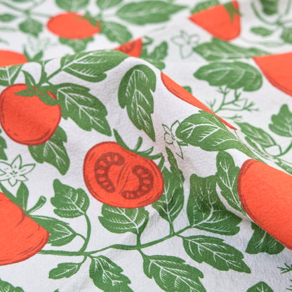 Tea Towels for a Cute Kitchen – Farm Fresh Tomatoes (Set of 2) | 100% Cotton & Absorbent