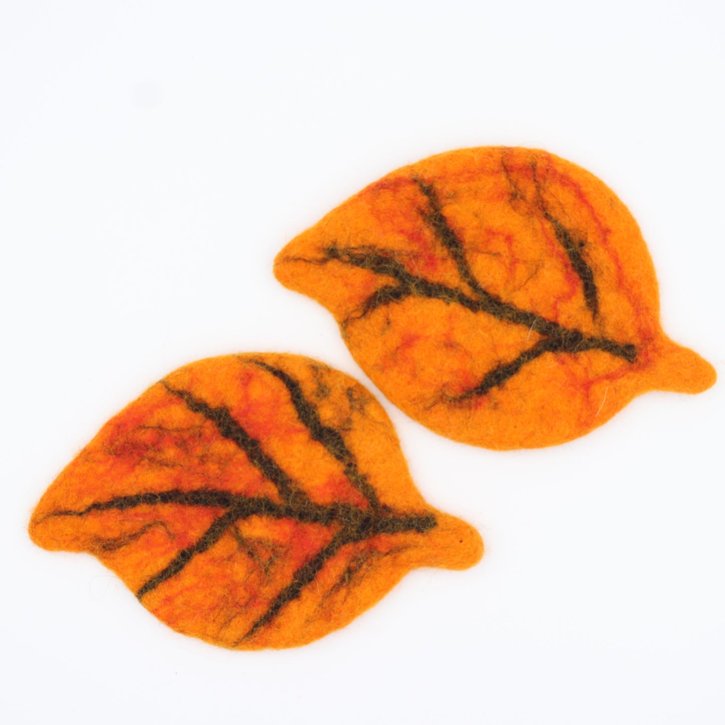 Felt Coffee Cup Mug Table Mat Coasters - Leaves