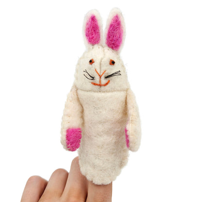 Felt Finger Puppet Toy Set with Display - Storyteller