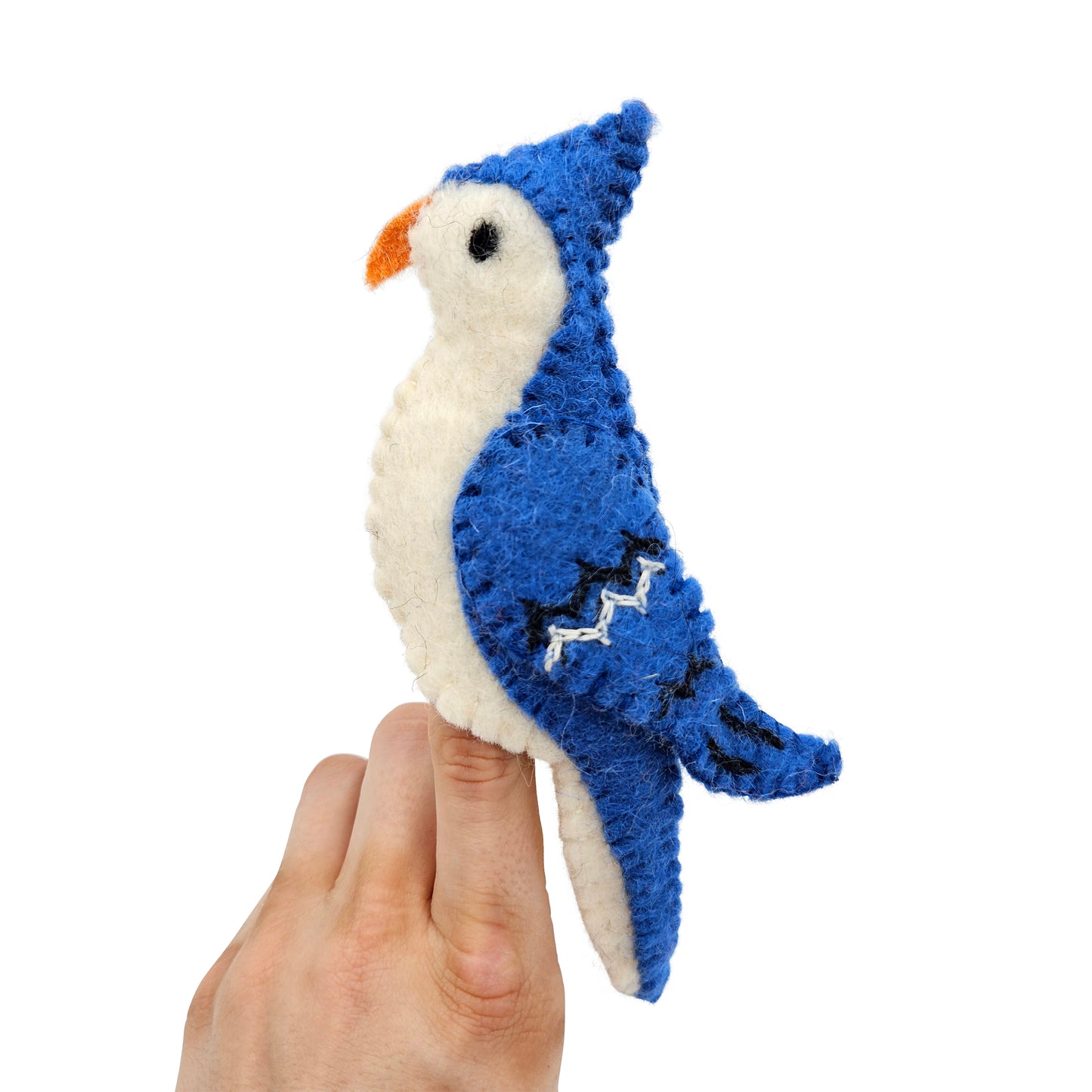 Felt Finger Puppet Toy Set with Display - Storyteller