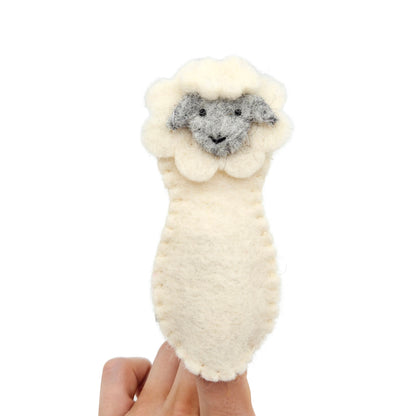 Felt Finger Puppet Toy Set with Display - Storyteller