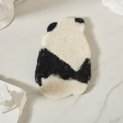 Handmade Felt Coffee Cup Mug Table  Coasters - Panda