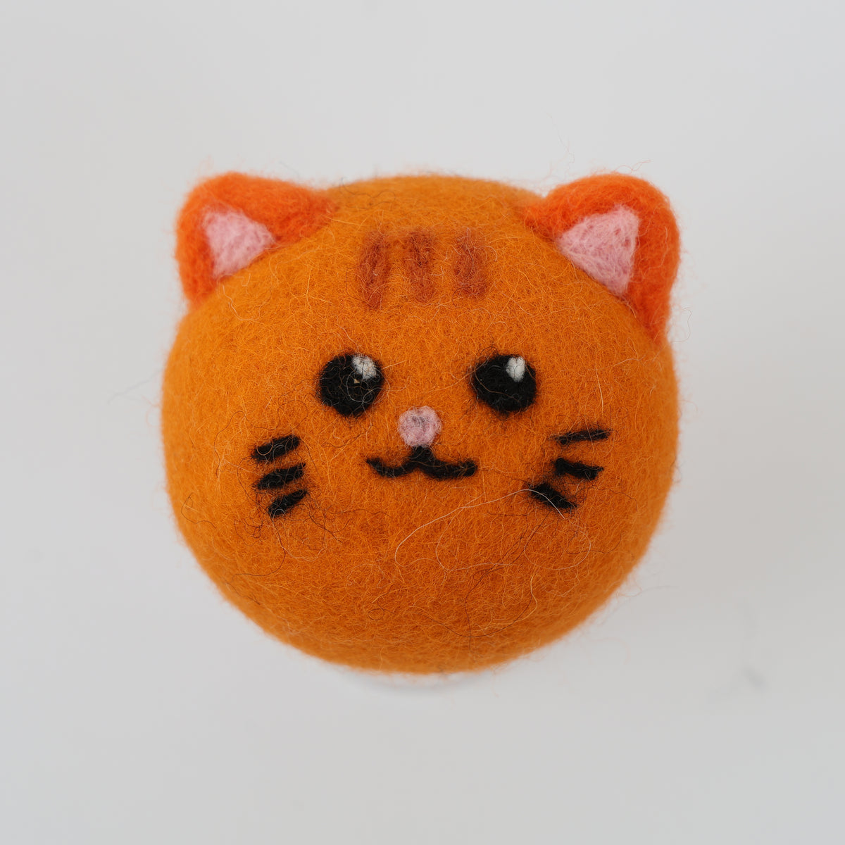 Ginger Cat Wool Dryer Balls with 3D Ears – Set of 3