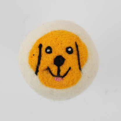 Golden Retriever Eco Wool Laundry Dryer Balls - Set of 3