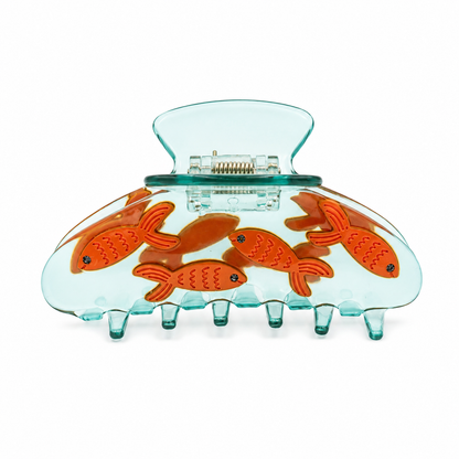 Goldfish Aquarium Hair Claw Clip – Aqua Blue