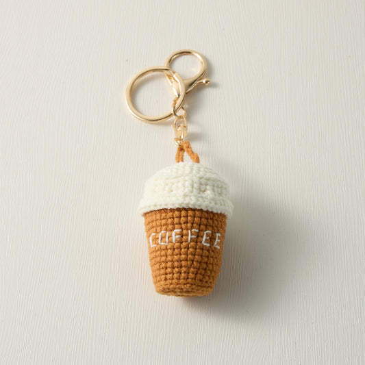 Hand-Knitted-coffee-cup-Keychain