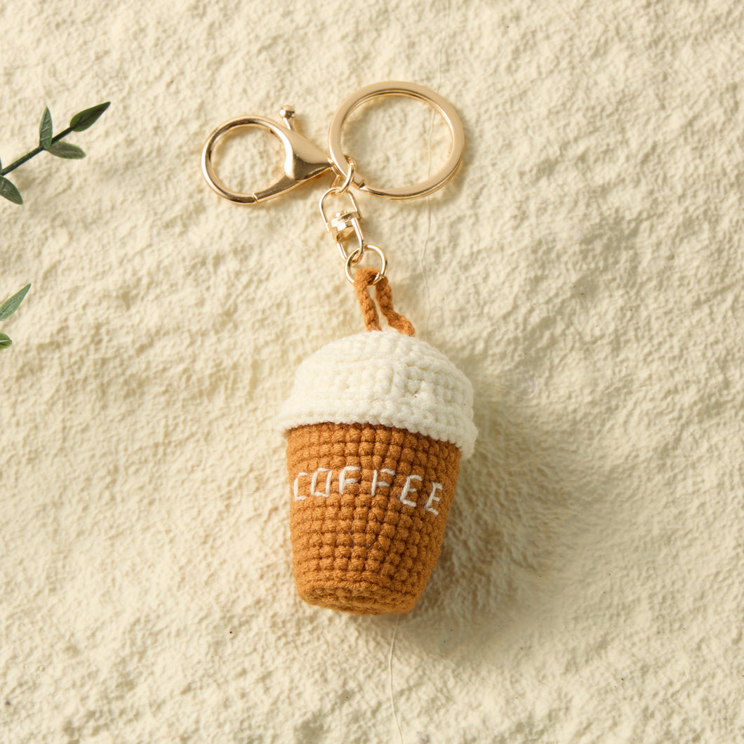 Hand-Knitted-coffee-cup-Keychain