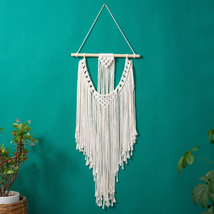 Hand Woven Tapestry Macrame Tassel Wall Hanging Decoration
