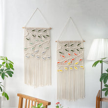 Load image into Gallery viewer, Hand-Woven Macrame Wall Hanging Tapestry Boho Crafts Art for Home Decor
