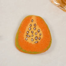 Load image into Gallery viewer, Hand-craft Wool Felt Fruits Coasters - Avocado, Apple, Kiwi, Lemon
