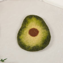 Load image into Gallery viewer, Hand-craft Wool Felt Fruits Coasters - Avocado, Apple, Kiwi, Lemon
