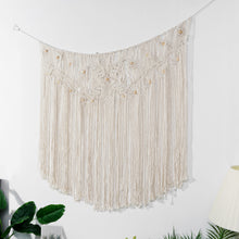 Load image into Gallery viewer, Hand-woven Pendant Macrame Wall Hanging Home Decoration - leaf
