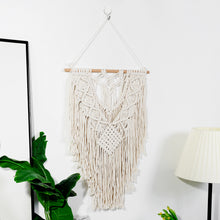 Load image into Gallery viewer, Hand-woven Macrame Wall Hanging Tapestry Boho Crafts Art Home Decor
