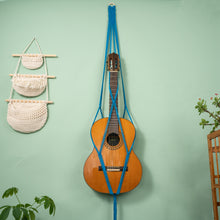 Load image into Gallery viewer, Guitar Storage Collect Display Stand Macrame Wall Hanging Rope
