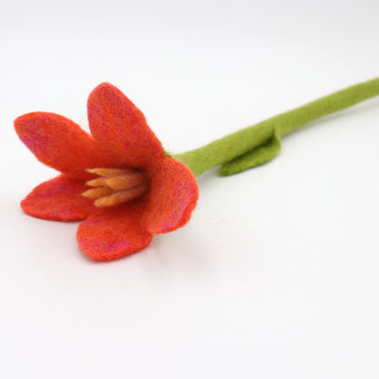 Handmade Wool Felt Flowers - Daffodils