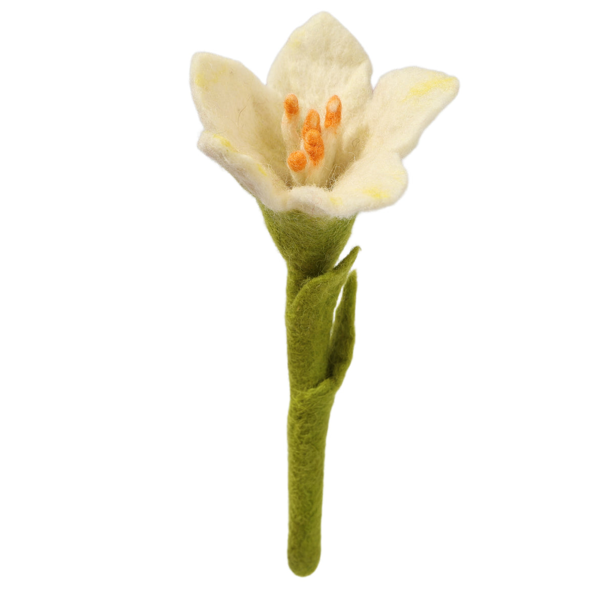 Handmade Felt Daffodil Flower - Wool Felt Decor Mother's Day Gift
