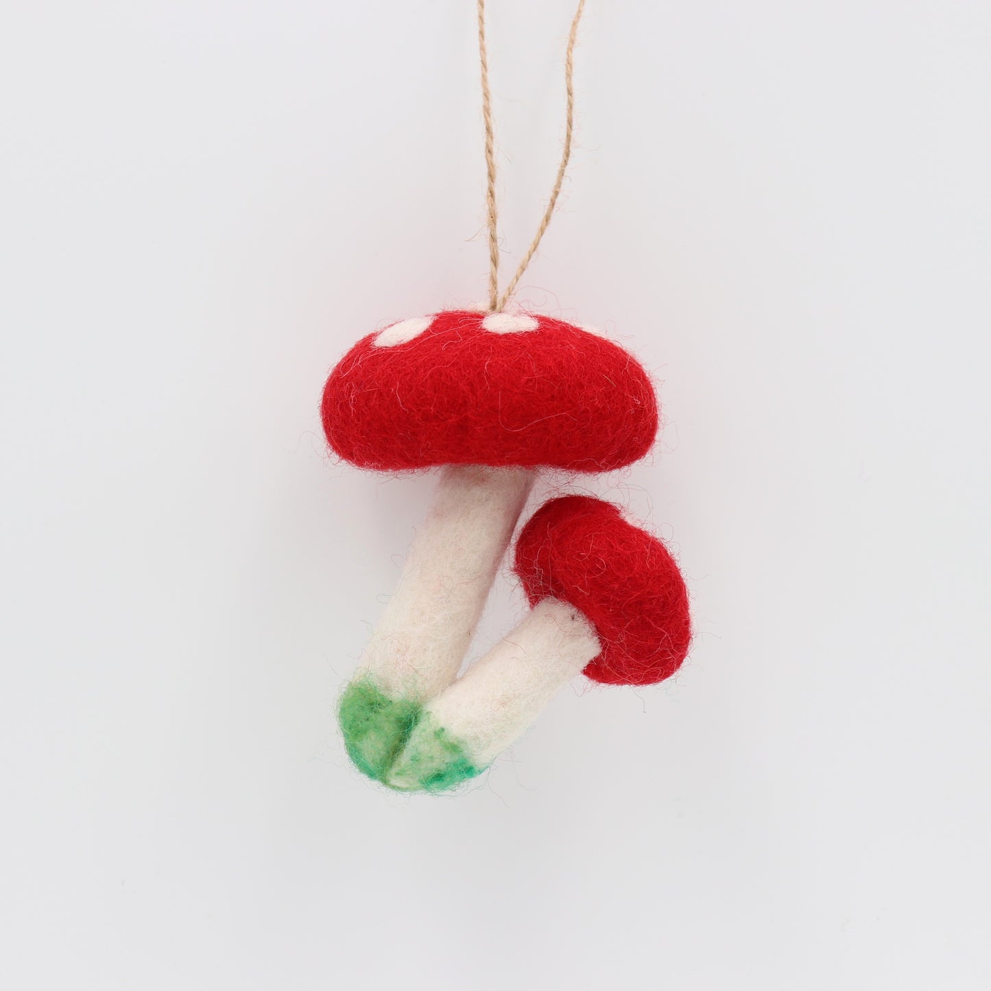 Felt Toadstool Mushroom Ornament – Woodland Holiday Decor