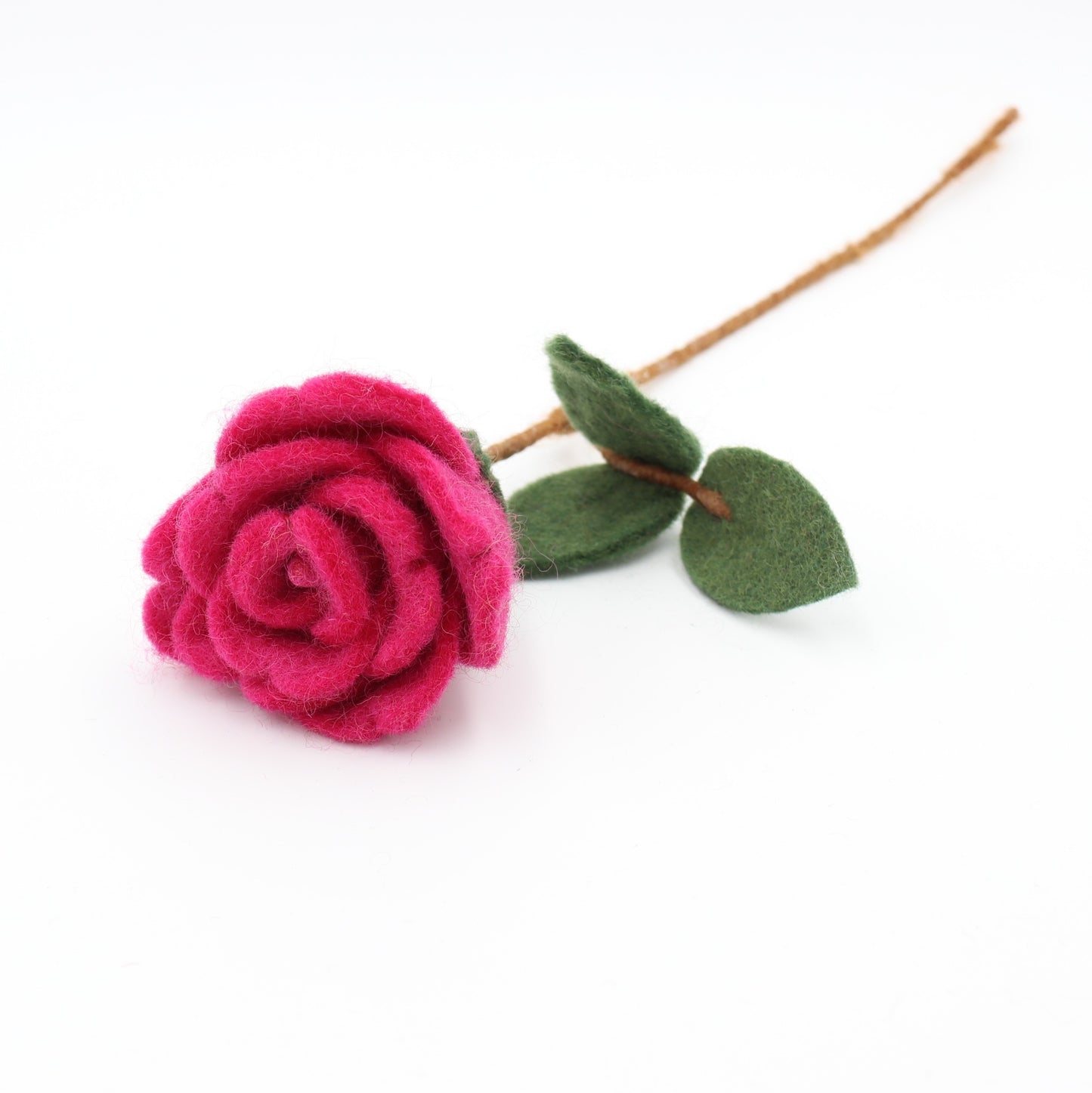 Handmade Wool Felt Flowers - Rose