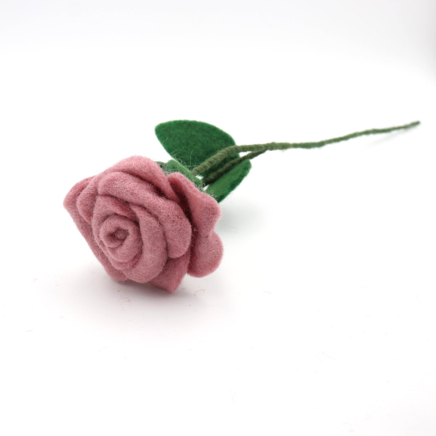 Handmade Wool Felt Flowers - Rose