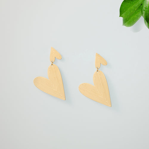 Stainless-Steel-Drop-Earrings-heart