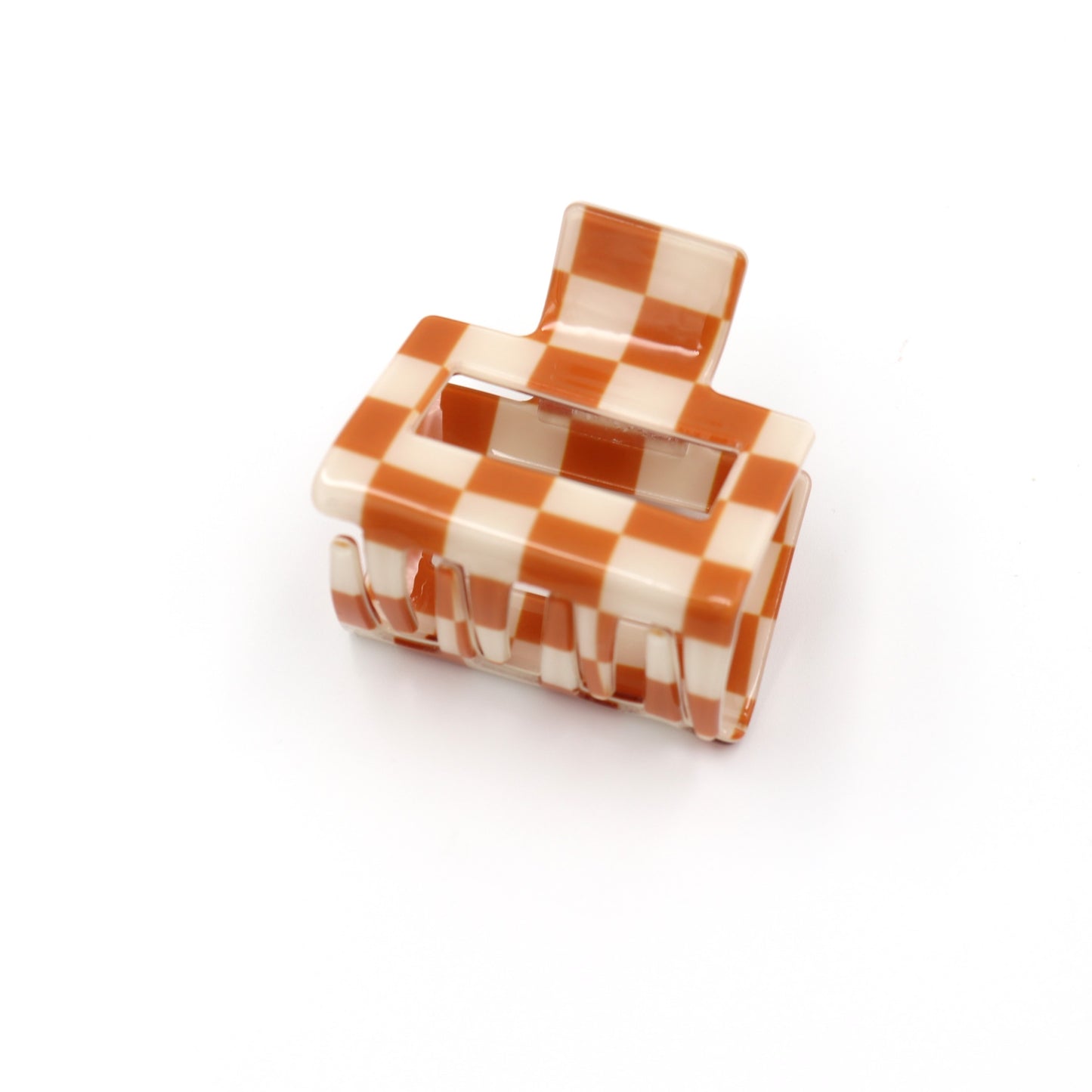 Checkered 2-Inch Hair Clips