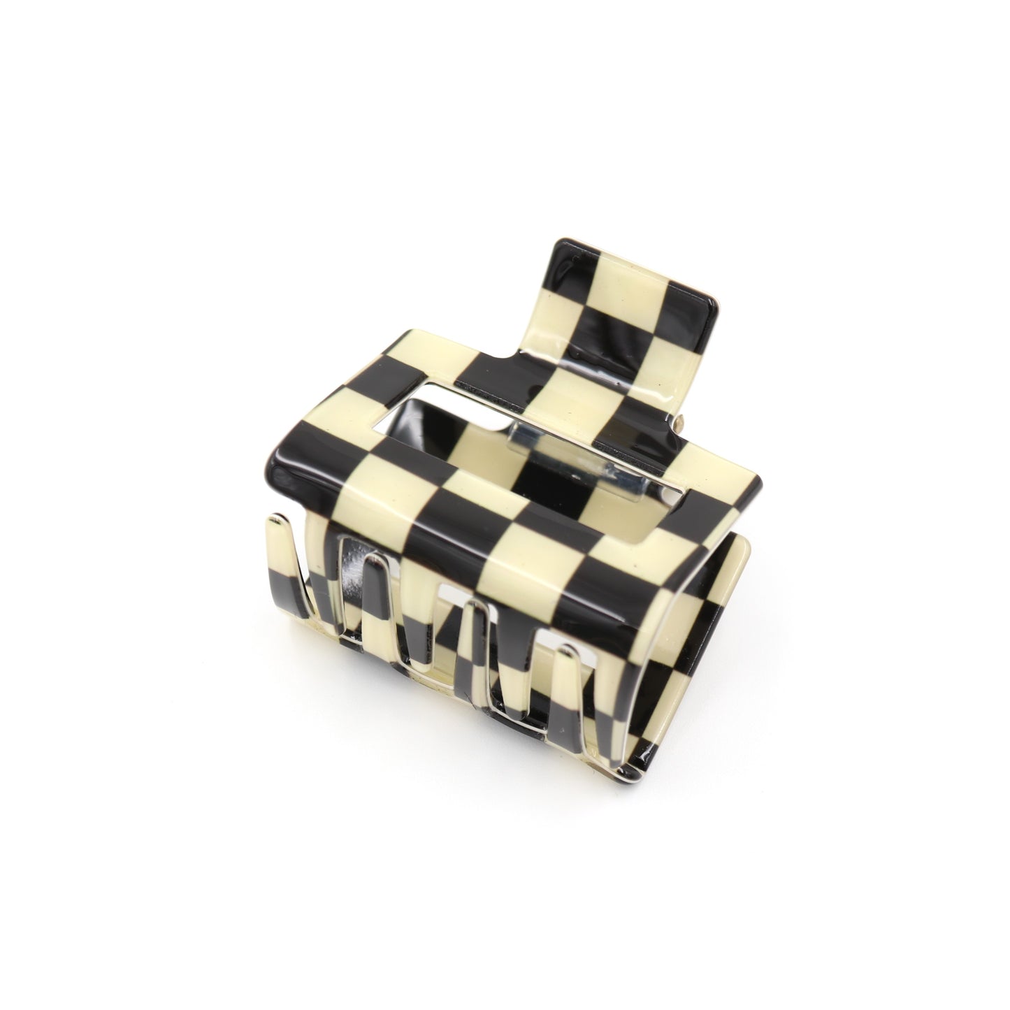 Checkered 2-Inch Hair Clips