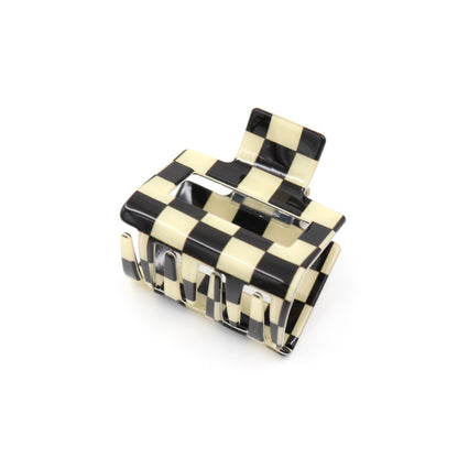 Checkered 2-Inch Hair Clips
