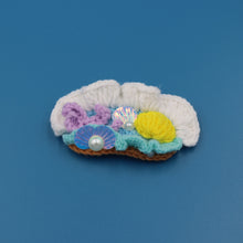 Load image into Gallery viewer, Crochet embroidery Sea Animal Knitted hair clips accessories
