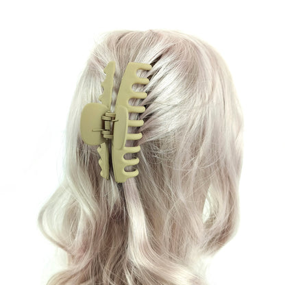 Tan Brown Hair Claw & Hair Clip Accessories For Women
