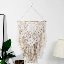 Load image into Gallery viewer, Hand-woven Macrame Wall Hanging Tapestry Boho Crafts Art Home Decor
