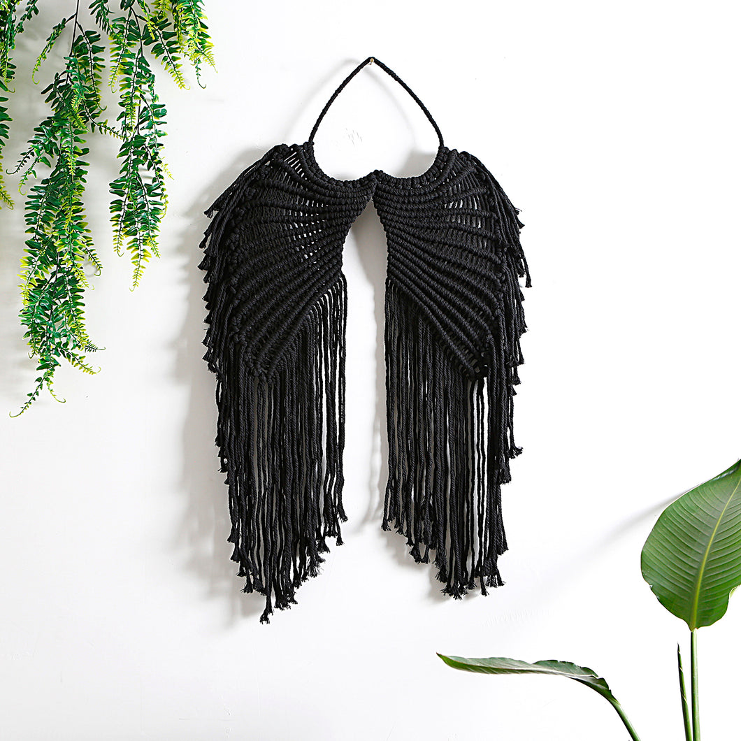Woven Bohemian Macrame Wall Hanging Decorations - Angels Wing