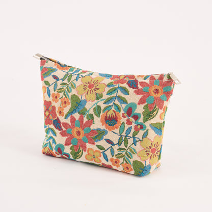 Garden Bloom Toiletry / Makeup Bag - Travel-Friendly Cosmetic Bag