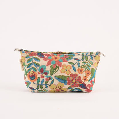 Garden Bloom Toiletry / Makeup Bag - Travel-Friendly Cosmetic Bag