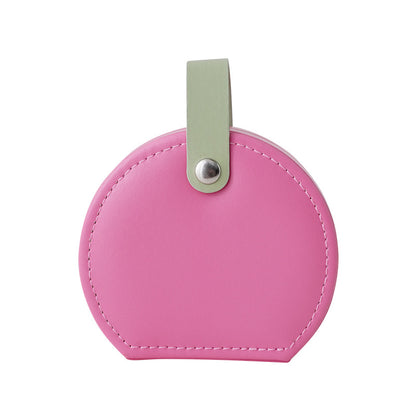 Vegan Leather Mini Portable Jewelry Storage Gifts Box