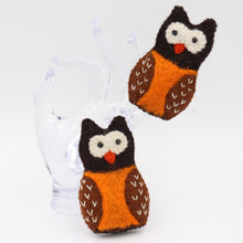 Load image into Gallery viewer, Owl Felt Finger Puppet Toy
