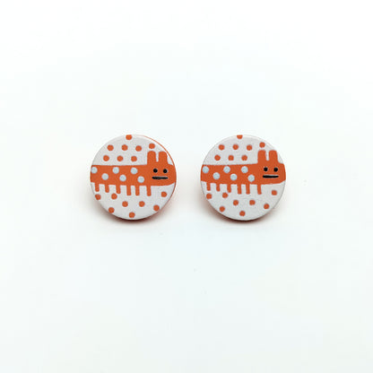 Playful Puppy Stud Earrings