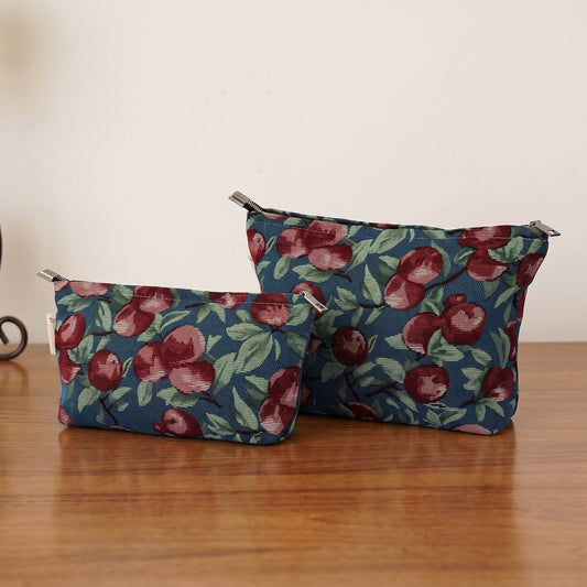 Red Apple Toiletry / Makeup Bag - Travel-Friendly Cosmetic Bag