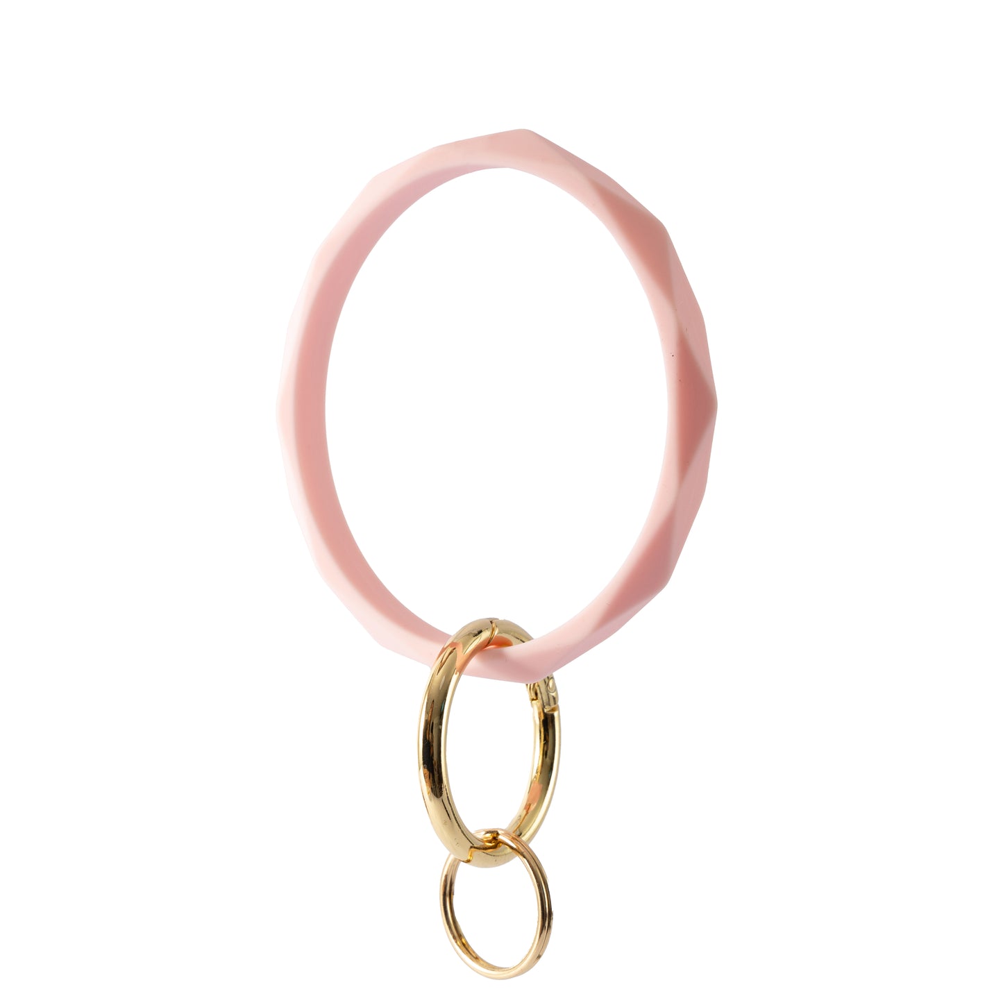 Silicone Bangle Wristlet Minimalist Keychain Bracelet