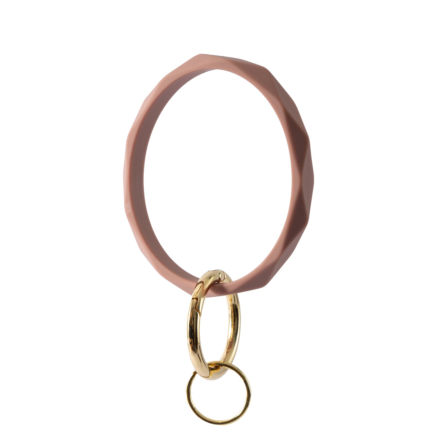 Silicone Bangle Wristlet Minimalist Keychain Bracelet