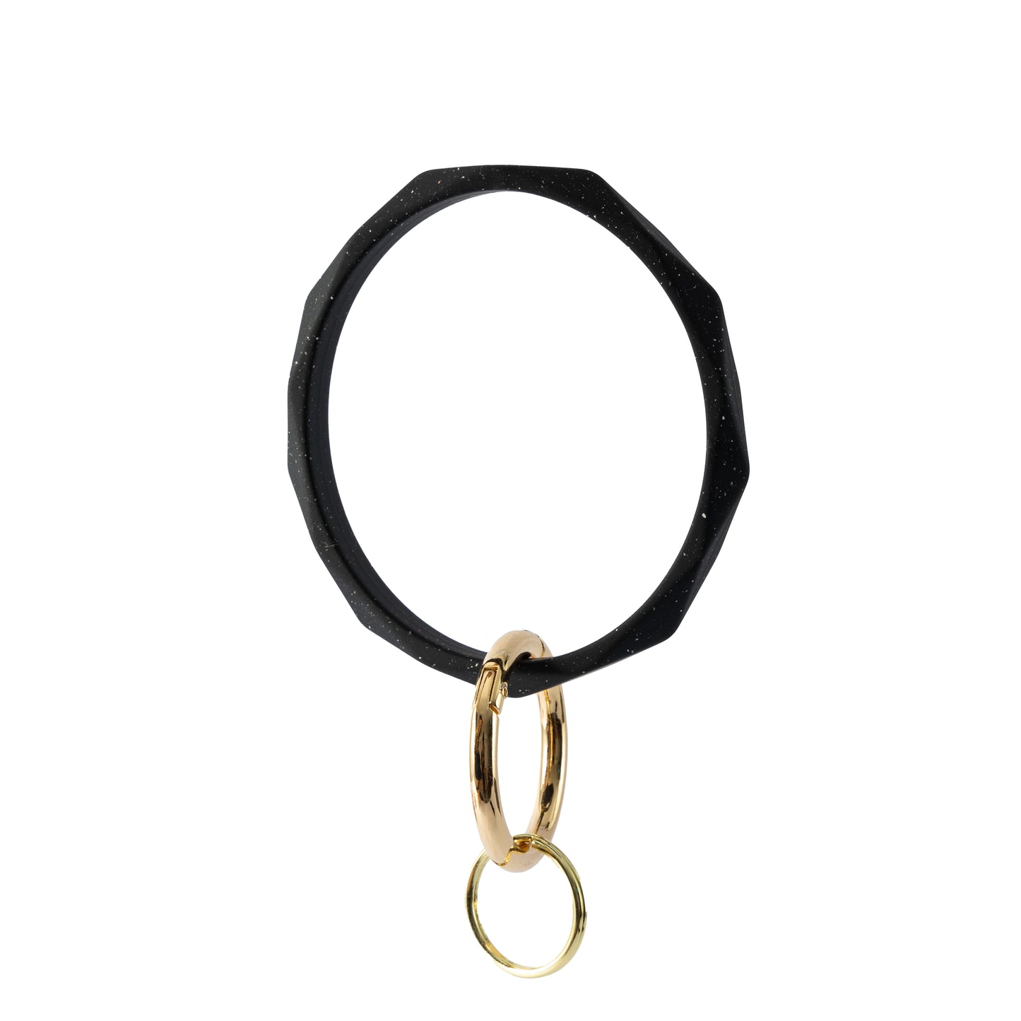 Silicone Bangle Wristlet Minimalist Keychain Bracelet