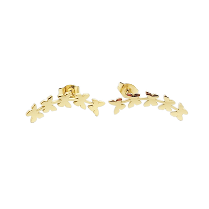 Ear Climber - Trailing Butterflies