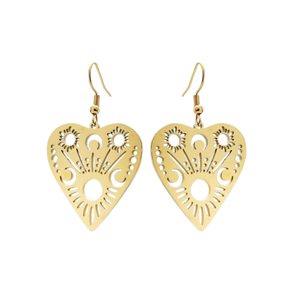 Stainless Steel Drop Earrings - Enchanting Planchette