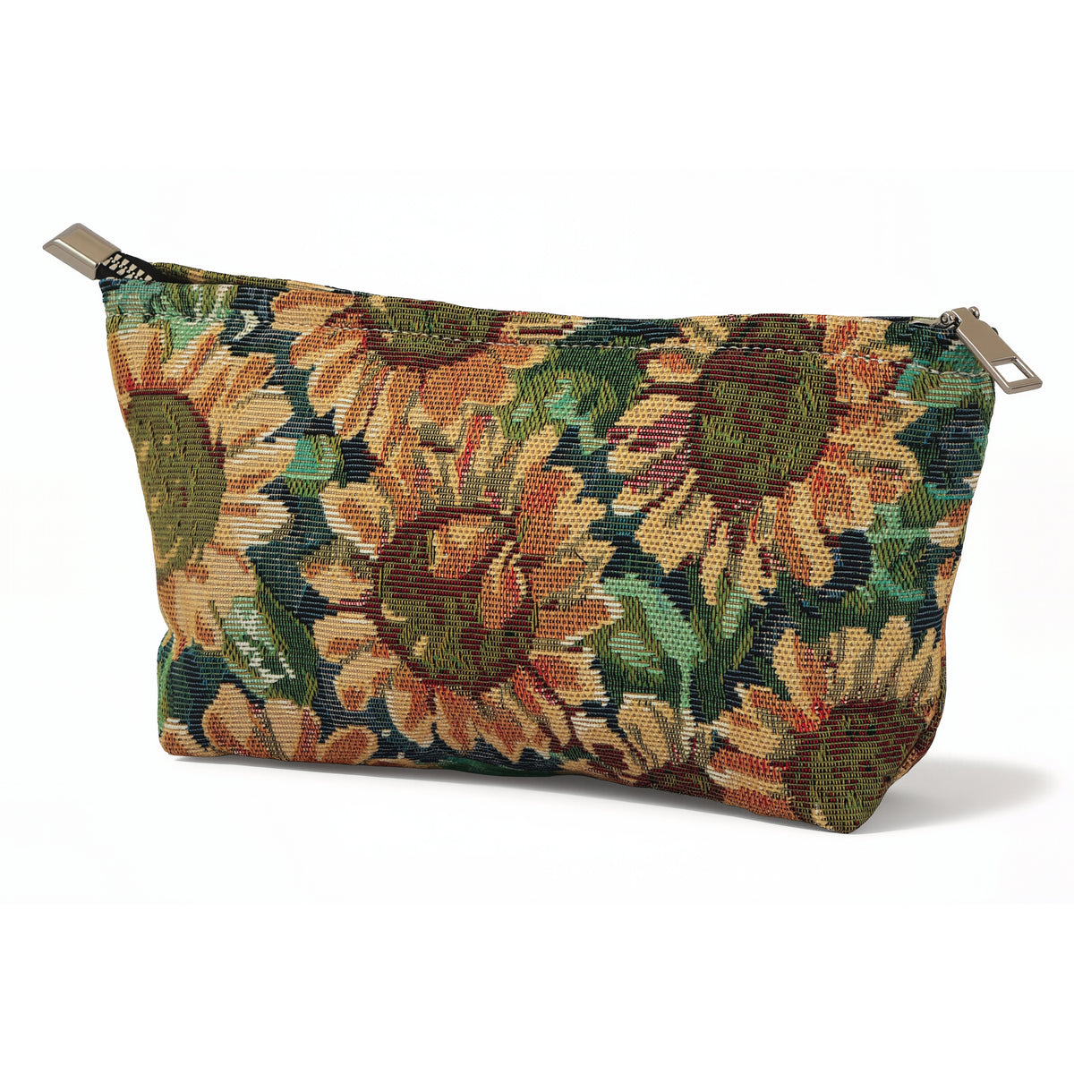 Sunflower Garden Toiletry / Makeup Bag - Travel-Friendly Cosmetic Bag
