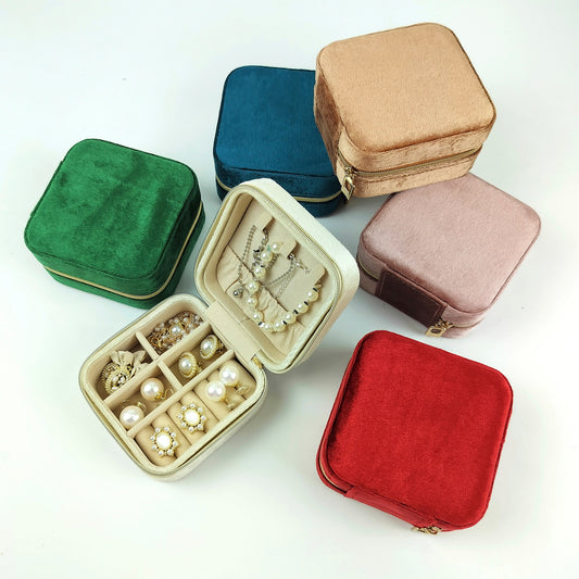 Portable Jewelry Storage Case - Travel Ring Jewelry Gift Box